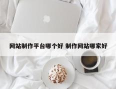 网站制作平台哪个好 制作网站哪家好