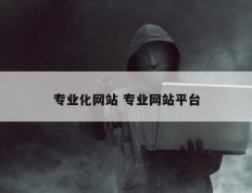 专业化网站 专业网站平台
