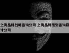 上海品牌战略咨询公司 上海品牌策划咨询设计公司
