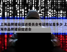 上海品牌建设促进委员会电话地址是多少 上海市品牌建设促进会