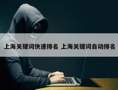 上海关键词快速排名 上海关键词自动排名