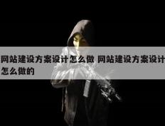 网站建设方案设计怎么做 网站建设方案设计怎么做的