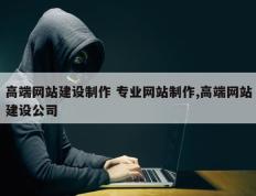 高端网站建设制作 专业网站制作,高端网站建设公司