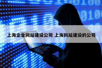 上海企业网站建设公司 上海网站建设的公司