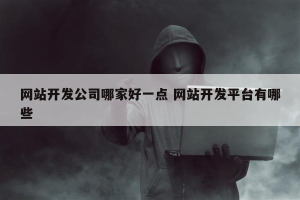 网站开发公司哪家好一点 网站开发平台有哪些