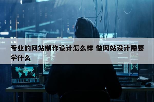 专业的网站制作设计怎么样 做网站设计需要学什么