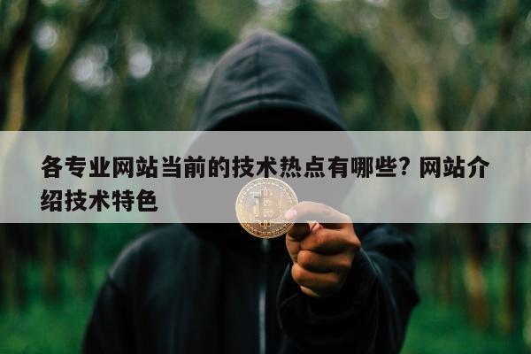 各专业网站当前的技术热点有哪些? 网站介绍技术特色