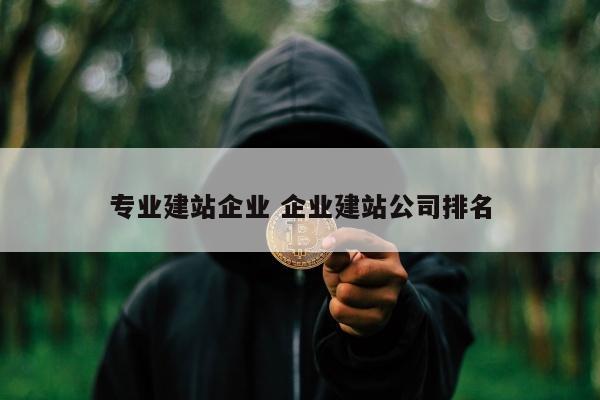 专业建站企业 企业建站公司排名