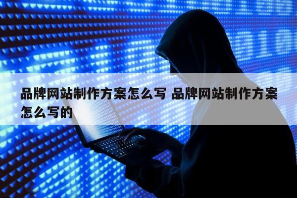 品牌网站制作方案怎么写 品牌网站制作方案怎么写的