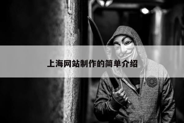 上海网站制作的简单介绍