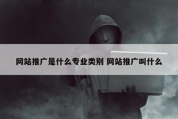 网站推广是什么专业类别 网站推广叫什么