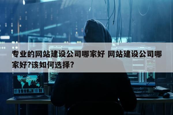 专业的网站建设公司哪家好 网站建设公司哪家好?该如何选择?