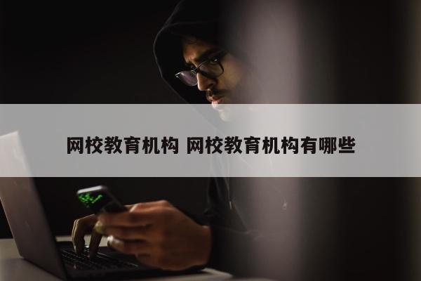 网校教育机构 网校教育机构有哪些