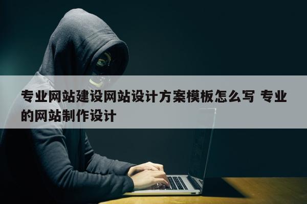 专业网站建设网站设计方案模板怎么写 专业的网站制作设计