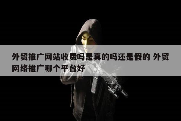 外贸推广网站收费吗是真的吗还是假的 外贸网络推广哪个平台好