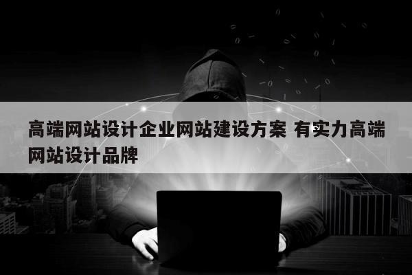 高端网站设计企业网站建设方案 有实力高端网站设计品牌